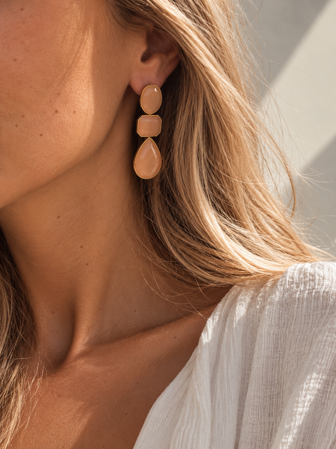Boucles d'oreilles Rosa