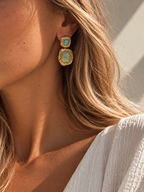 Boucles d'oreilles Azur